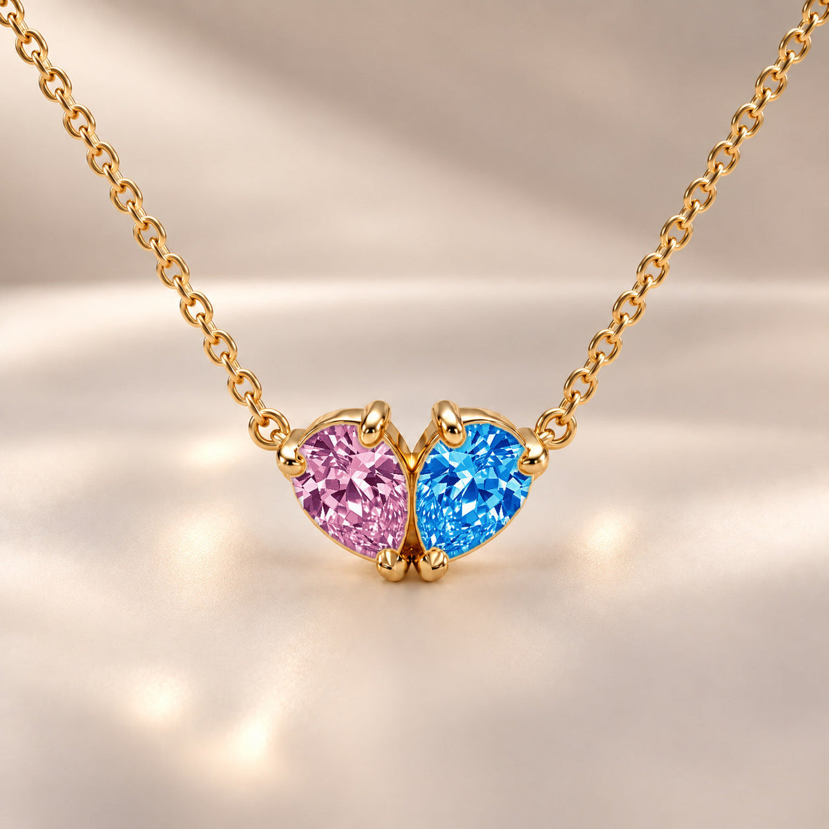 Demi Heart Necklace - Gold Finish