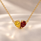 Demi Heart Necklace - Gold Finish