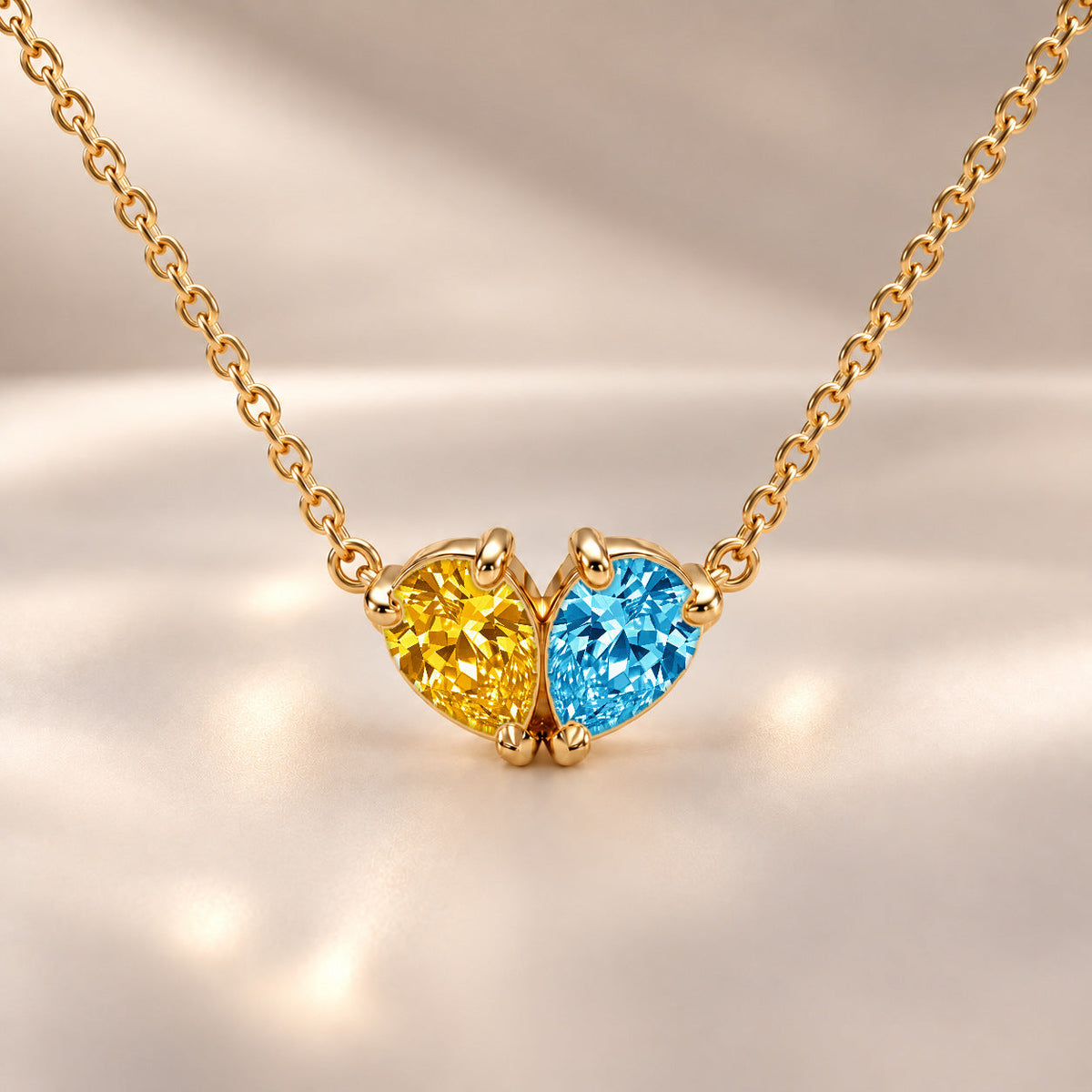 Demi Heart Necklace - Gold Finish