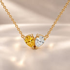 Demi Heart Necklace - Gold Finish