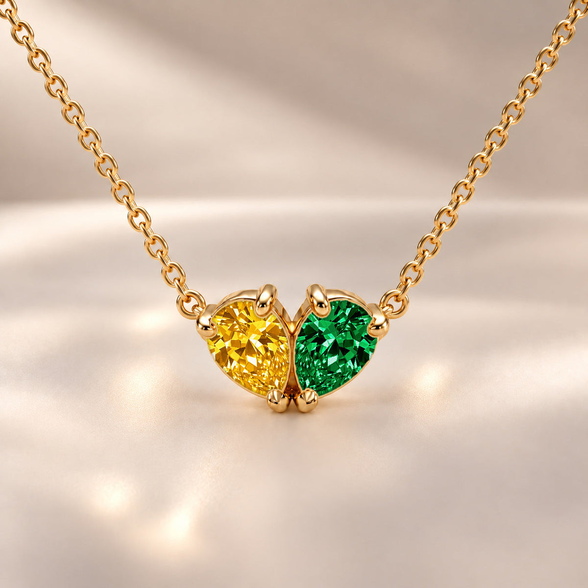 Demi Heart Necklace - Gold Finish