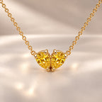 Demi Heart Necklace - Gold Finish