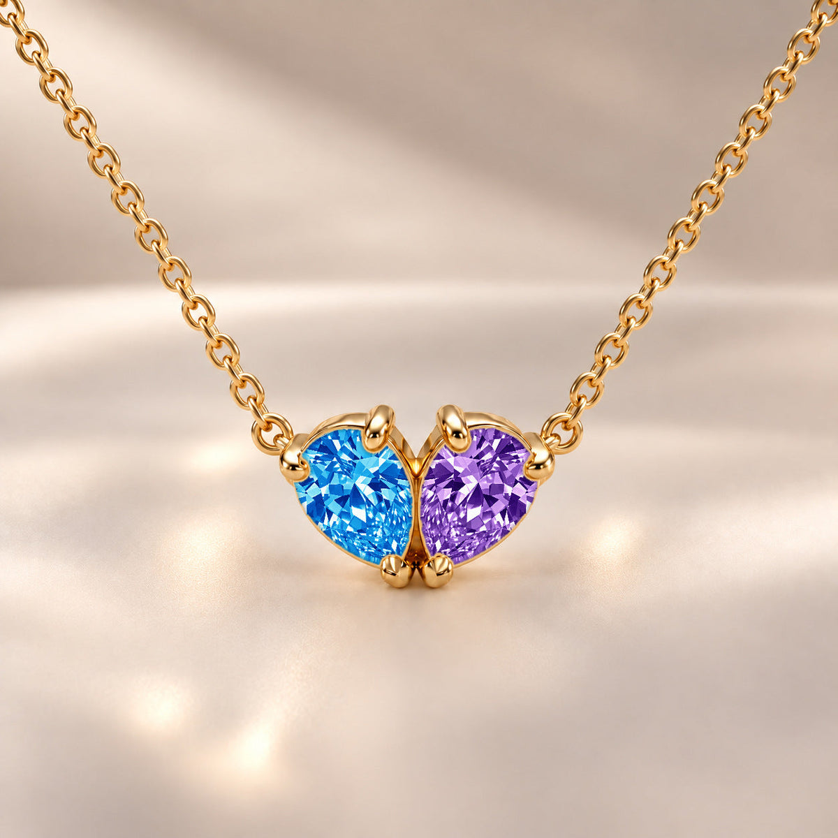 Demi Heart Necklace - Gold Finish