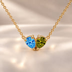 Demi Heart Necklace - Gold Finish