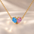 Demi Heart Necklace - Gold Finish